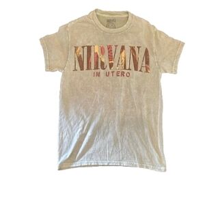NIRVANA Gray Short Sleeve Tee